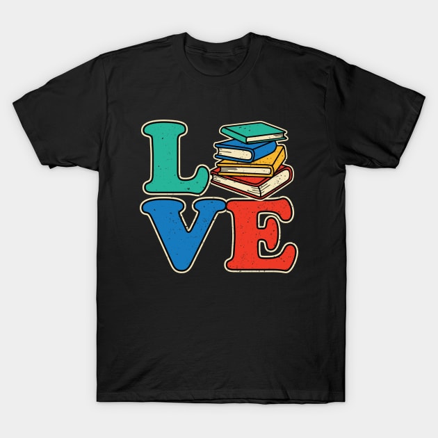 Book Lovers - Vintage Book Lover Gift Idea T-Shirt by Gio's art